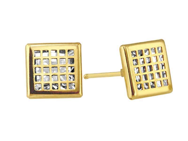 Cuadrado Cuadrícula 6X6mm / Square Grid 6X6mm - Láser / Laser - Pulido / High Polish - Circonia / Zirconia  - Rectos Circonia (Rectos/Biselados) / Cubic Zirconia (Bezel/Round)