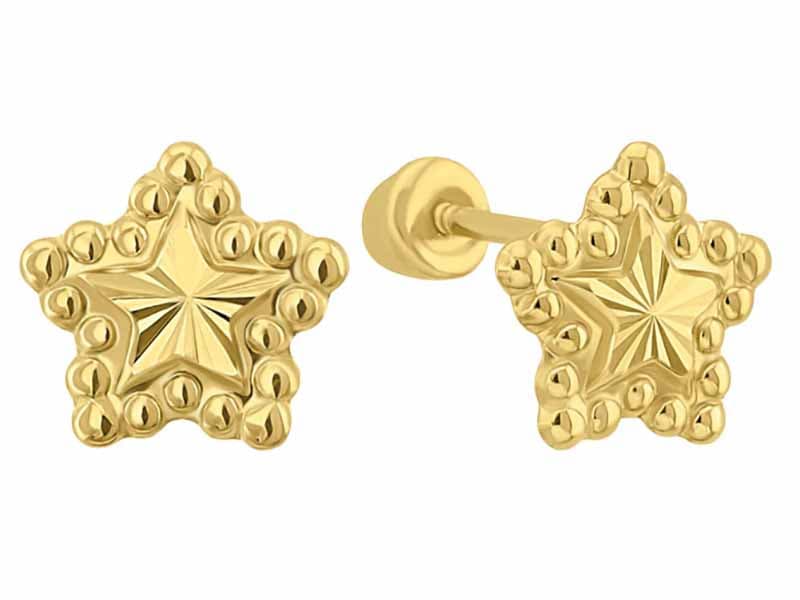 Estrella bolitas con centro diamantado / Star balls with diamondcut - Troquelado / Stamping - Diamantado / Diamond Cut - N/A / N/A - Otros / Others