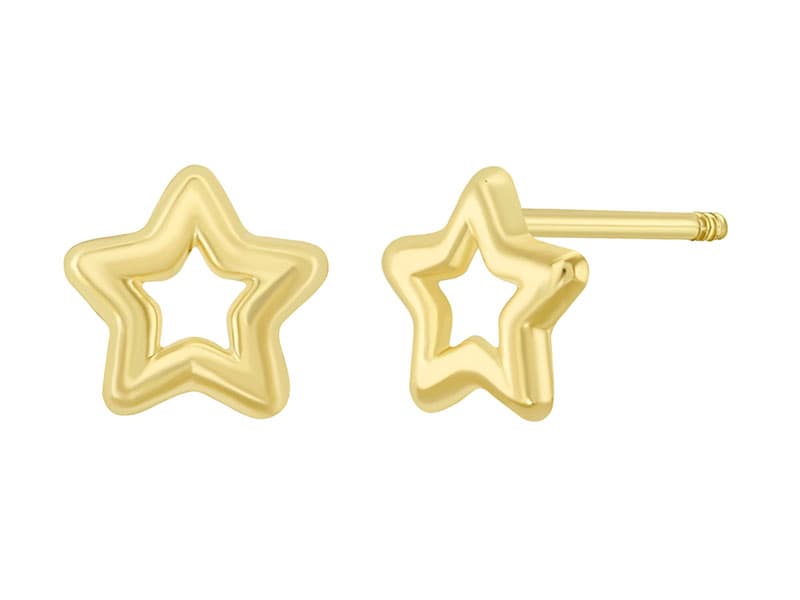Estrella contorno / Small outline star - Troquelado / Stamping - Pulido / High Polish - N/A / N/A - Otros / Others