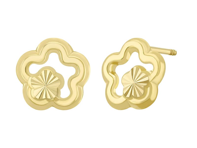 Flor centro doble figura / Center flower double shape - Troquelado / Stamping - Diamantado / Diamond Cut - N/A / N/A - Flores / Flowers