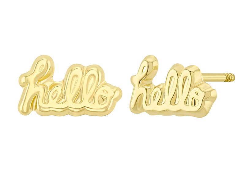 Hello palabra / Hello - Troquelado / Stamping - Pulido / High Polish - N/A / N/A - Otros / Others