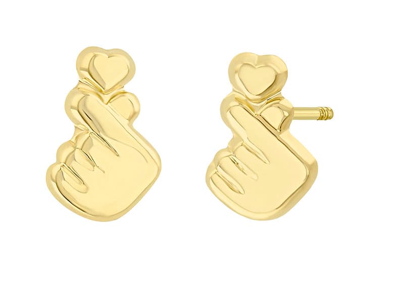 Corazon manita / Heart sign - Troquelado / Stamping - Pulido / High Polish - N/A / N/A - Otros / Others