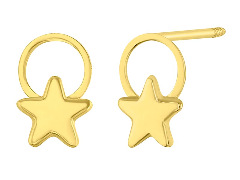 Estrella con círculo láser
