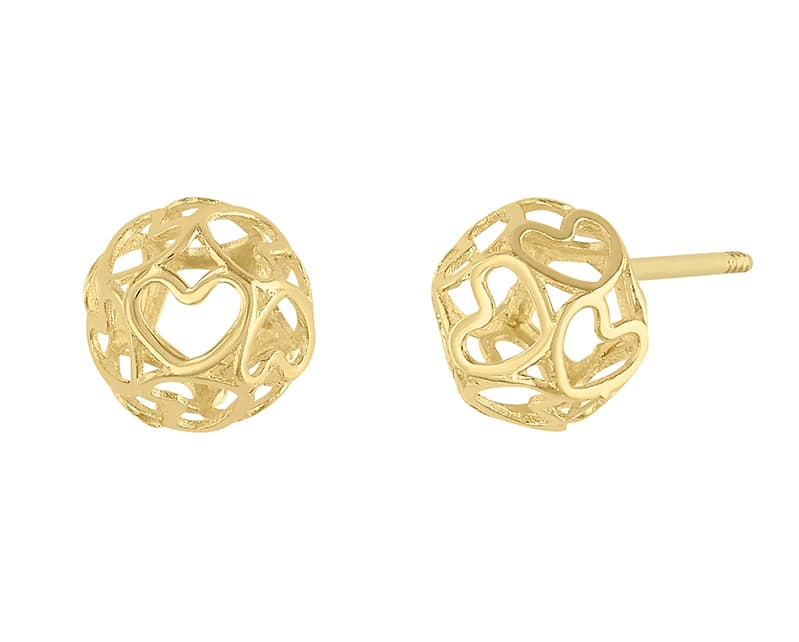 Esfera de corazones / Sphere of hearts - Vaciado / Casting - Pulido / High Polish - N/A / N/A - Corazones / Hearts