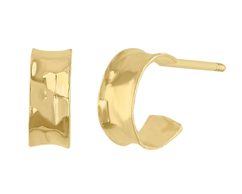 Arracada irregular vaciada / Irregular cast hoops - Vaciado / Casting - Pulido / High Polish - N/A / N/A - Otros / Others