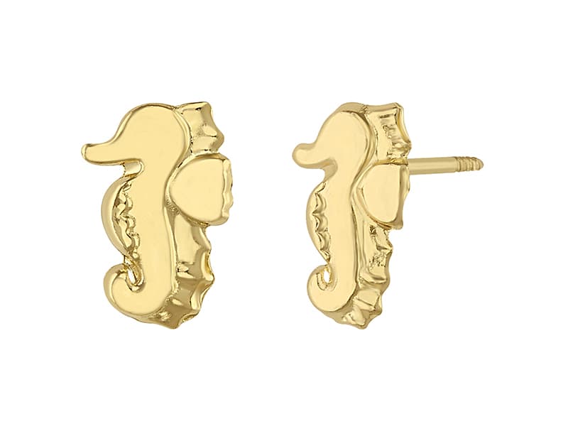 Caballito de mar / Seahorse - Troquelado / Stamping - Pulido / High Polish - N/A / N/A - Animales / Animals