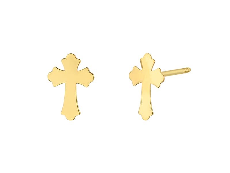 Cruz pulida láser / Cross flowers laser engraved - Laser / Laser - Pulido / High Polish - N/A / N/A - Religiosos / Religious