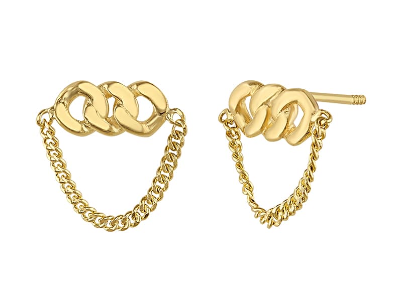 3 eslabones chico con cadena / 3 small links with chain - Vaciado / Casting - Pulido / High Polish - N/A / N/A - Otros / Others