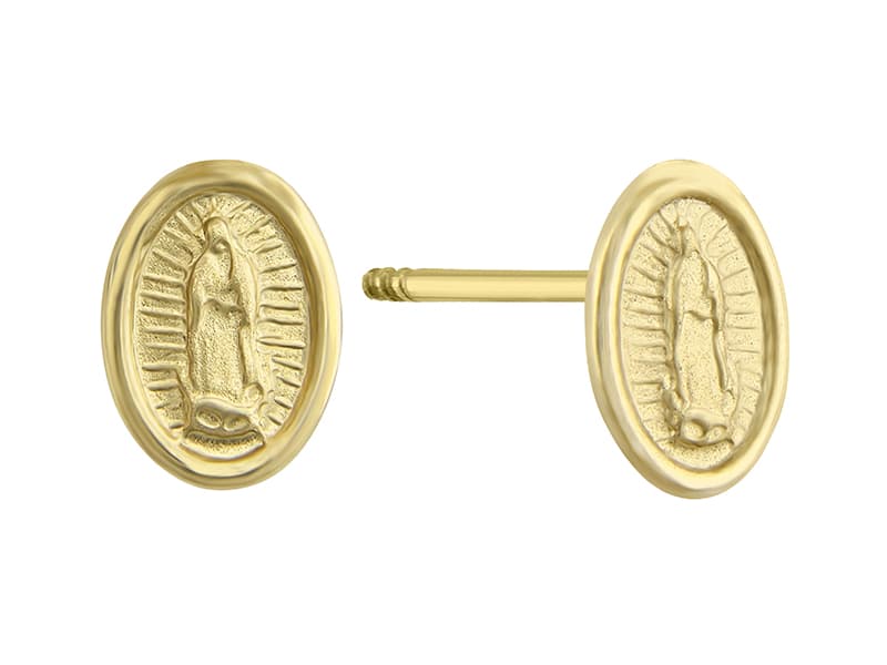 Medalla Virgen Chica / Virgen Medal Small - Troquelado / Stamping - Pulido / High Polish - N/A - Religiosos / Religious