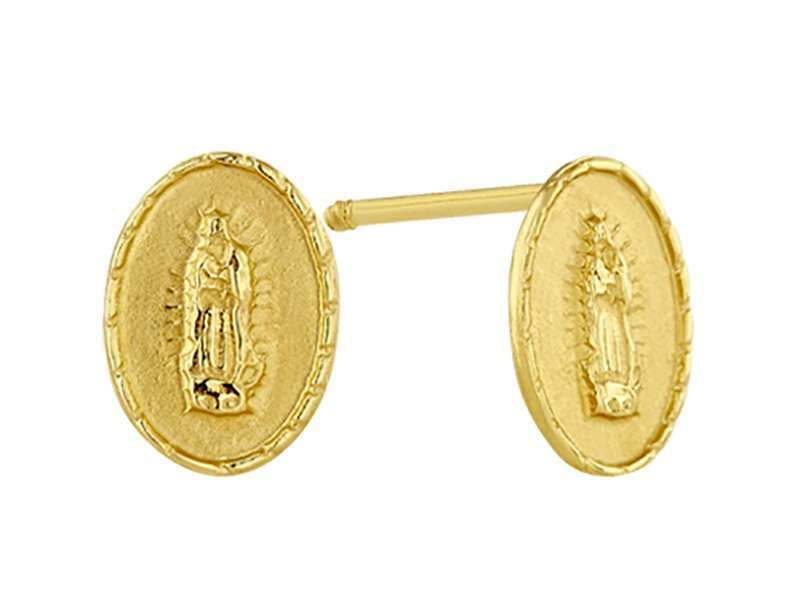 Virgen Medalla Chica / Virgen Guadalupe Medal - Troquelado / Stamping - Pulido / High Polish - N/A - Religiosos / Religious
