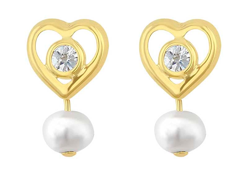 Corazn Bisel con Perla