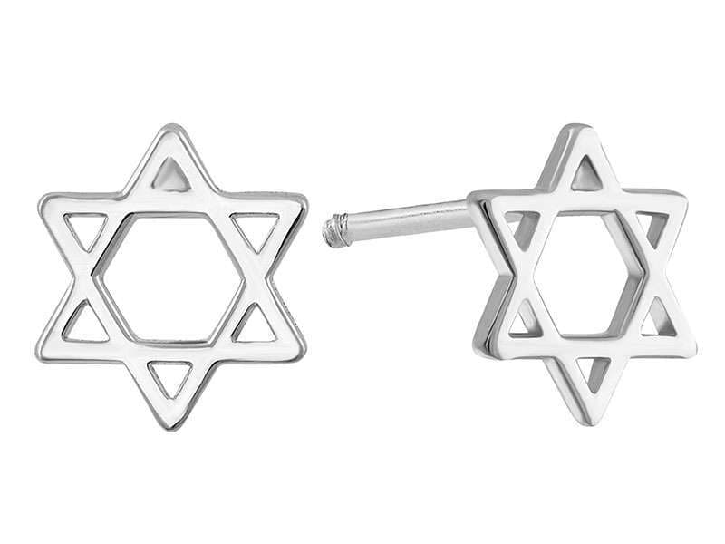 Estrella de David Blanca / White Star of David - Vaciado / Casting - Pulido / High Polish - N/A - Religiosos / Religious