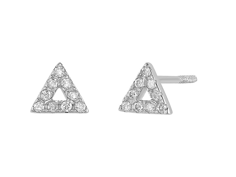 Triángulo BL DIAMANTE 0.09 CT.TW. / Triangle BL DIAMOND 0.09 CT.TW. - Vaciado / Casting - Pulido / High Polish - Diamante / Diamond - Otros / Others