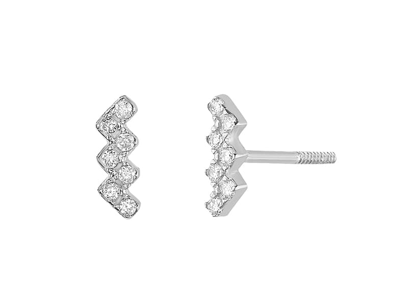 Zigzag BL DIAMANTE 0.07 CT.TW. / Zigzag BL DIAMOND 0.07 CT.TW. - Vaciado / Casting - Pulido / High Polish - Diamante / Diamond - Otros / Others