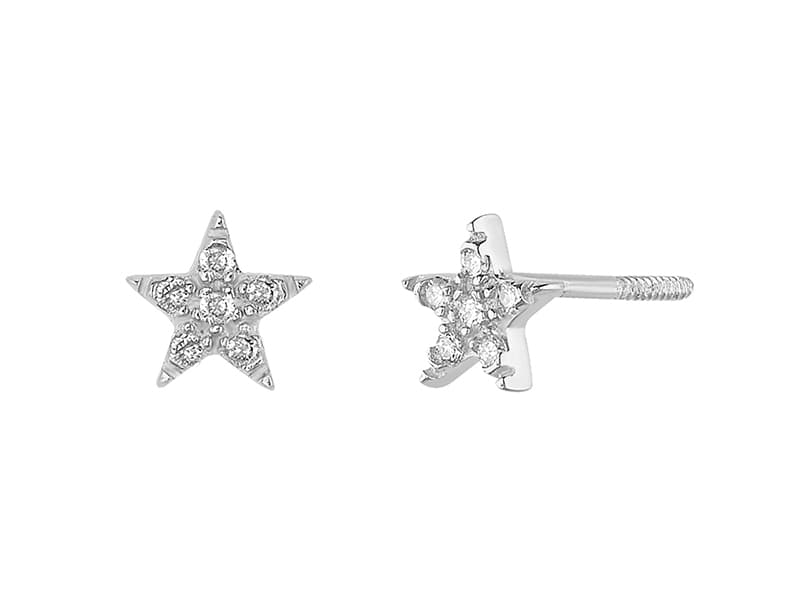 Estrellas BL DIAMANTE 0.06 CT.TW. / DIAMOND BL Stars 0.06 CT.TW. - Vaciado / Casting - Pulido / High Polish - Diamante / Diamond - Otros / Others