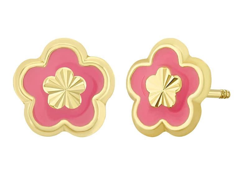 Dulce flor esmaltada / Sweet enamel flower - Troquelado / Stamping - Esmaltado / Enamel - N/A / N/A - Flores / Flowers