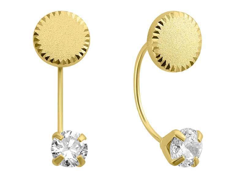 Curvo Redondo Diamantado / Round Diamond Cut Telephone - Troquelado / Stamping - Diamantado / Diamond Cut - Circonia / Zirconia  - Otros / Others