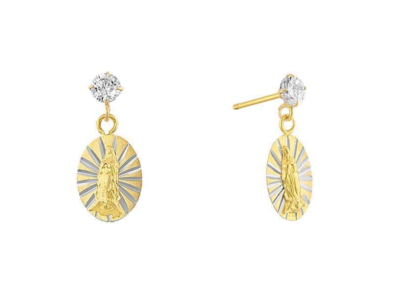 Virgen Oval Colgante