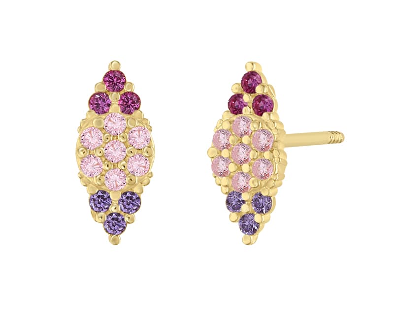 Semilla doble piso pavé multicolor rosa