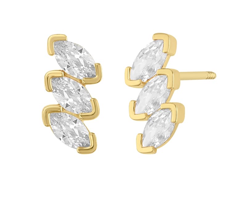 Triple marquise línea / Triple marquise line - Vaciado / Casting - Pulido / High Polish - Circonia / Zirconia - Otros / Others