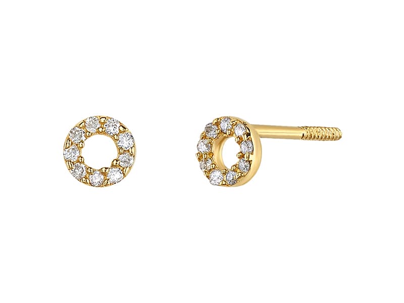 Mini círculo DIAMANTE 0.055 CT.TW. / Mini circle DIAMOND 0.055 CT.TW. - Vaciado / Casting - Pulido / High Polish - Diamante / Diamond - Otros / Others
