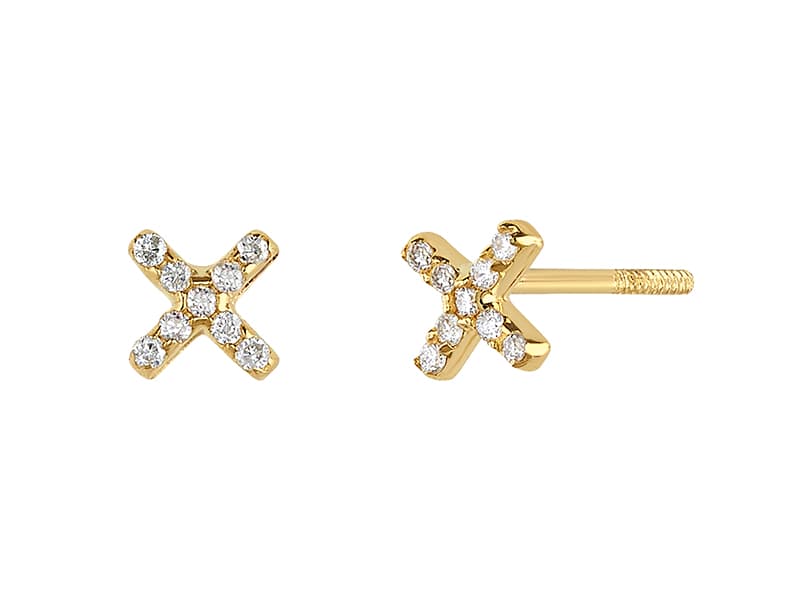 Mini X DIAMANTE 0.055 CT.TW. / Mini X DIAMOND 0.055 CT.TW. - Vaciado / Casting - Pulido / High Polish - Diamante / Diamond - Otros / Others