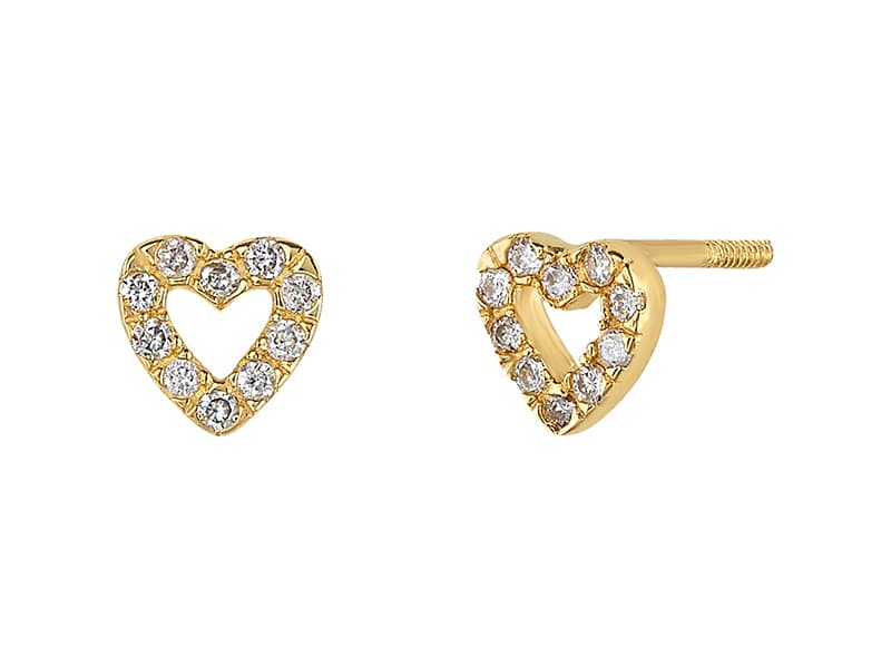 Corazón DIAMANTE 0.10 CT.TW. / Corazn DIAMANTE 0.10 CT.TW. - Vaciado / Casting - Pulido / High Polish - Diamante / Diamond - Otros / Others