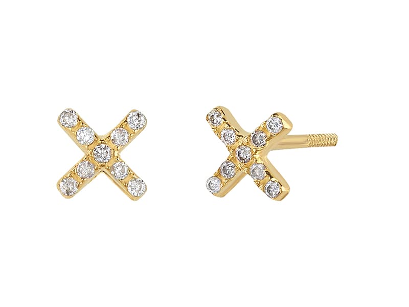 X DIAMANTE 0.09 CT.TW. / X DIAMOND 0.09 CT.TW. - Vaciado / Casting - Pulido / High Polish - Diamante / Diamond - Otros / Others