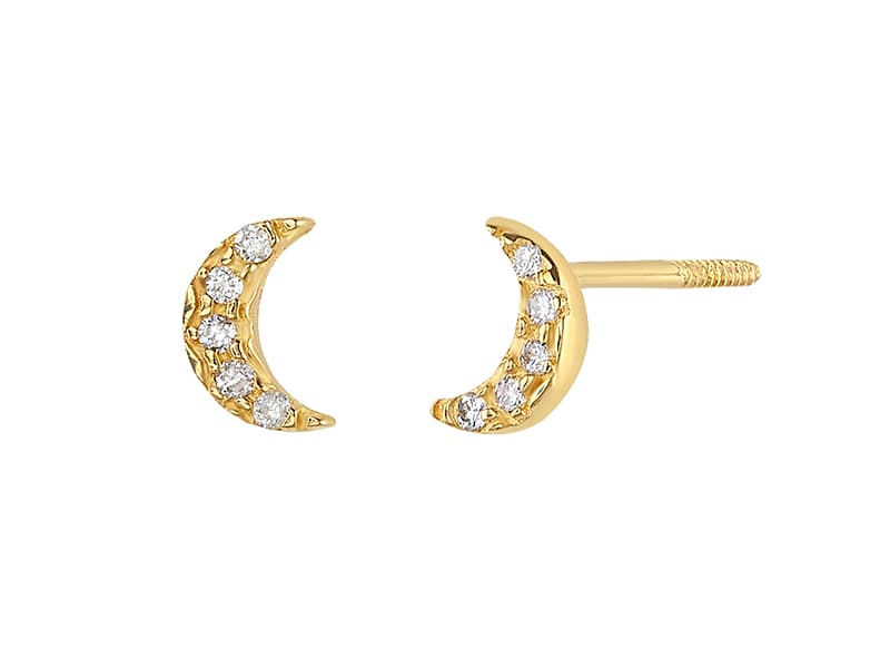 Lunas DIAMANTE 0.05 CT.TW. / DIAMOND Moons 0.05 CT.TW. - Vaciado / Casting - Pulido / High Polish - Diamante / Diamond - Otros / Others