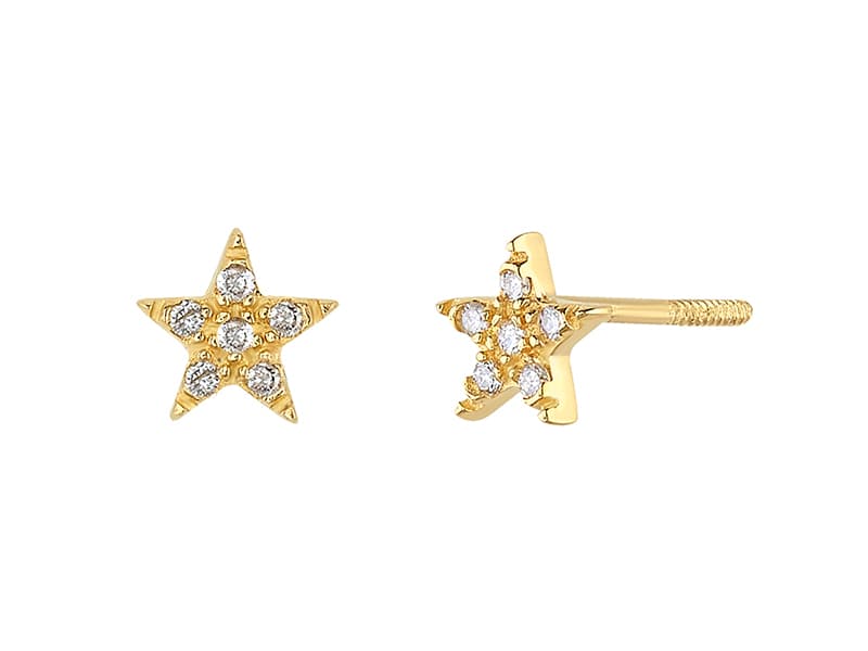 Estrellas DIAMANTE 0.06 CT.TW. / DIAMOND Stars 0.06 CT.TW. - Vaciado / Casting - Pulido / High Polish - Diamante / Diamond - Otros / Others