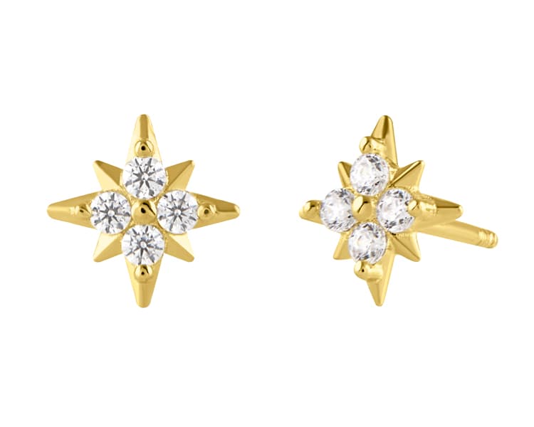 Estrella flor pirámide con cz