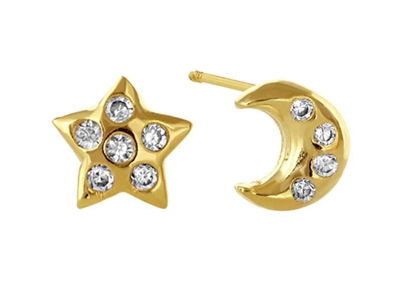 Luna Y Estrella / Moon and Star - Vaciado / Casting - Pulido / High Polish - Circonia / Zirconia - Otros / Others