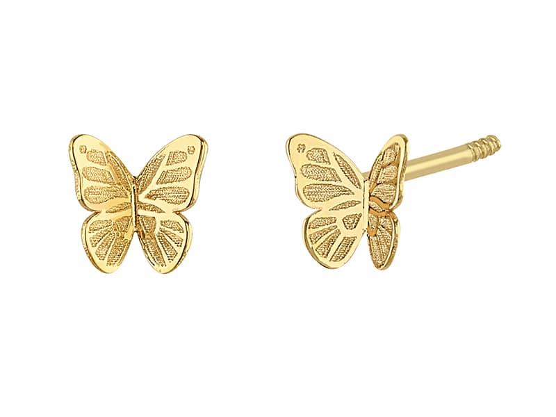 Mariposa grabada mini