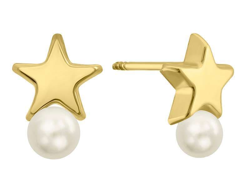 Estrella Basic con Perla / Basic Star with Pearl - Troquelado / Stamping - Pulido / High Polish - Perla / Pearl - Otros / Others