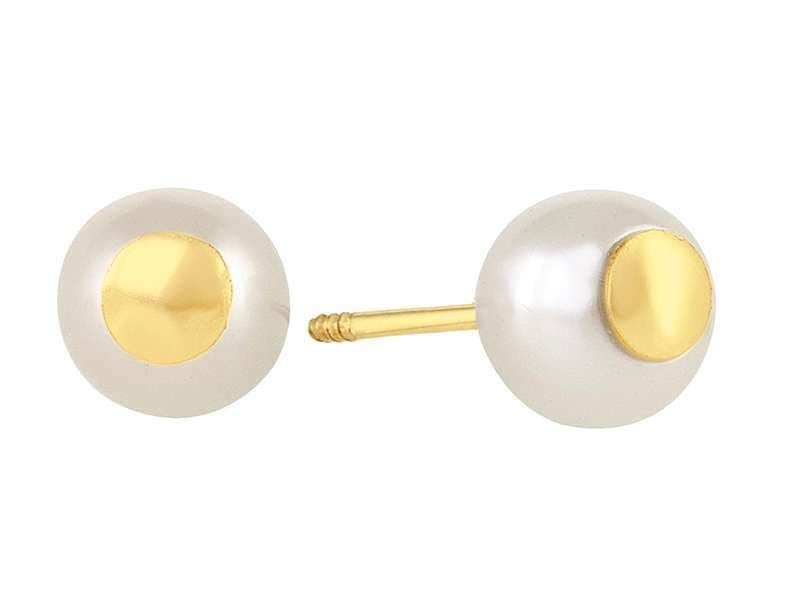 Perla con Mini Círculo / Pearl 4.5mm with Circle - Láser / Laser - Pulido / High Polish - Perla / Pearl - Otros / Others